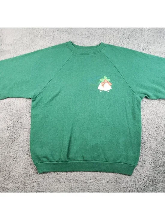 Vintage Holiday Christmas Sweater Extra Large Embroidered Crewneck Sweatshirt - Picture 7 of 10